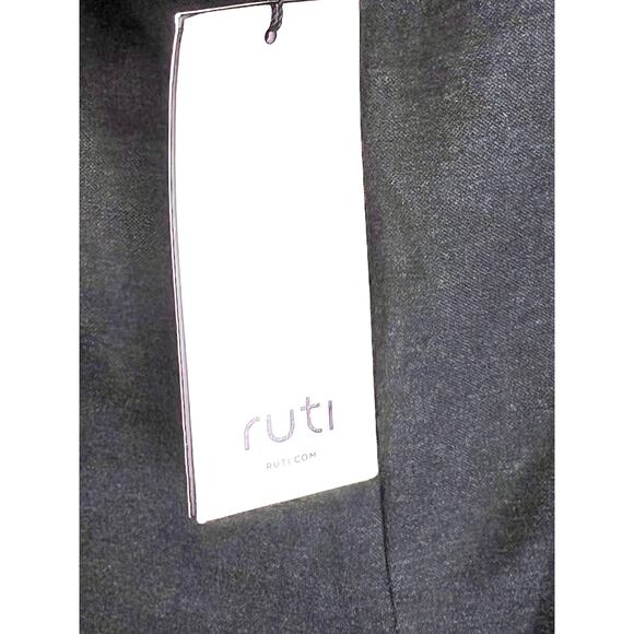 Designer Ruti Charcoal Monica Classic Leggings Size 12 (Ruti Size 4) NWT - Picture 5 of 14
